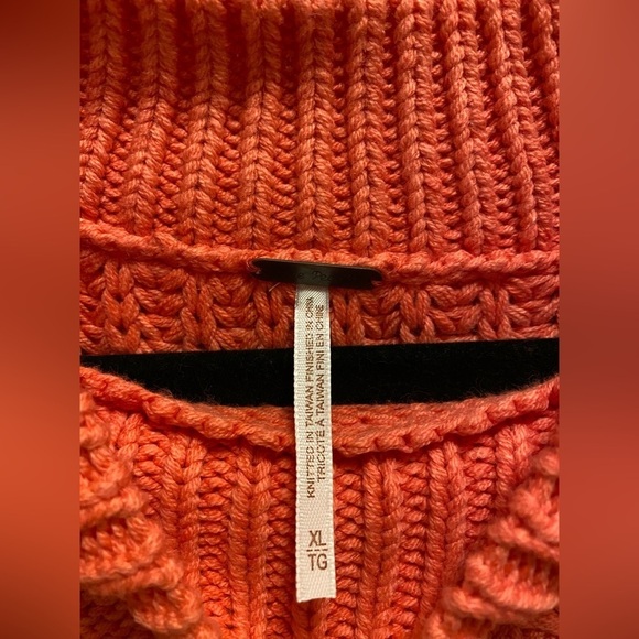 Free People Bell Song Pullover Sweater in Lyra Reef. NWT - Picture 6 of 7